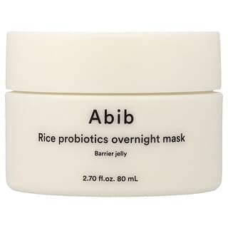 Abib, 大米益生菌夜間美容面膜，屏障修護啫喱，2.7 液量盎司（80 毫升）