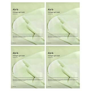 Abib, 膠原蛋白凝膠美容面膜，魚腥草果凍，4 片，1.23 盎司（35 克）