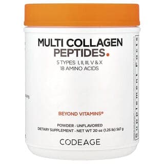 Codeage, 多膠原蛋白多肽粉，原味，20 盎司（567 克）