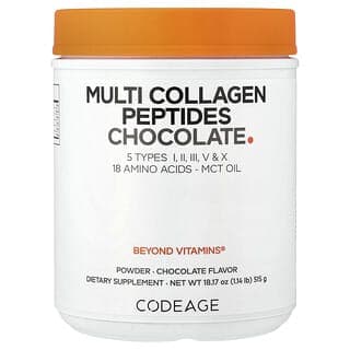 Codeage, 多膠原蛋白多肽粉，巧克力味，18.17 盎司（515 克）