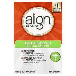 Align Probiotics, 腸道健康和機體抵抗支持，6 毫克，28 粒膠囊