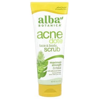 Alba Botanica, Acnedote®，面部和身體磨砂粒，特強型，8 盎司（227 克）
