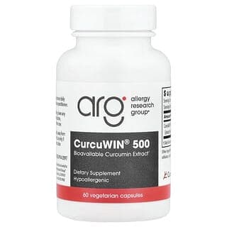 Allergy Research Group, CurcuWIN® 500，60 粒素食膠囊（每粒膠囊 500 毫克）