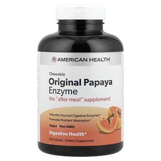 American Health, 原味木瓜酶咀嚼片，600 片