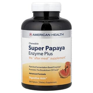 American Health, 超級木瓜 Enzyme Plus 咀嚼片，360 片