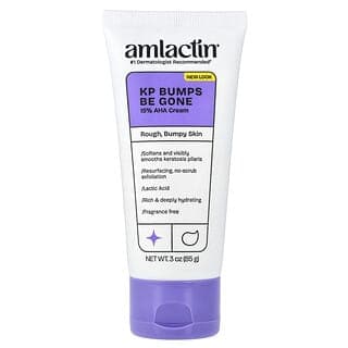 AmLactin, KP Bumps Be Gone，去角質和補水霜，3 盎司（85 克）