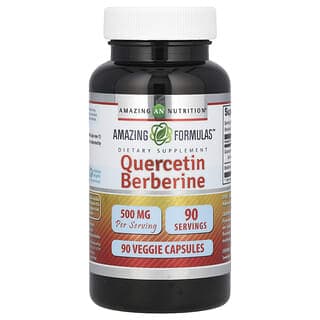 Amazing Nutrition, Amazing Formulas，五羥黃酮小檗鹼，90 粒素食膠囊