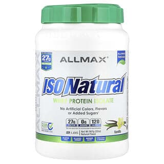 ALLMAX, ISONatural™，分離乳清蛋白，香草味，2 磅（907 克）