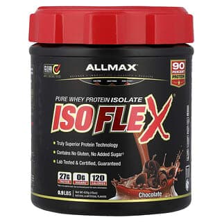 ALLMAX, ISOFLEX®，全分離乳清蛋白，巧克力味，0.9 磅（425 克）
