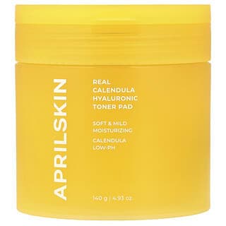 April Skin, 天然金盞花透明質酸爽膚水棉墊，4.93 盎司（140 克）