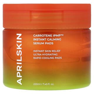 April Skin, Carrotene IPMP™ Instant Calming Serum Pads, 7.43 fl oz (220 ml)