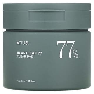 Anua, 魚腥草 77%，透明化妝棉，5.41 液量盎司（160 毫升）