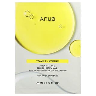 Anua, 維生素 C 瑕疵淡化精華美容面膜，1 片，0.84 液量盎司（25 毫升）