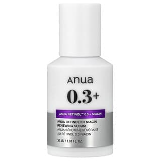 Anua, 視黃醇™ 0.3% + 煙酸煥活精華，1.01 液量盎司（30 毫升）