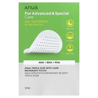 Anua, 三重酸局部護理微針貼片，12 片