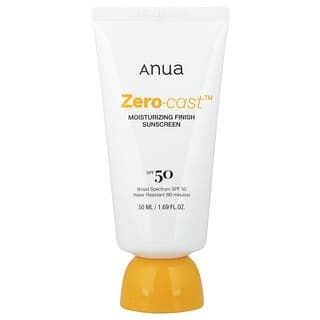 Anua, Zero-Cast™，保濕定妝抗曬霜，SPF 50，1.69 液量盎司（50 毫升）