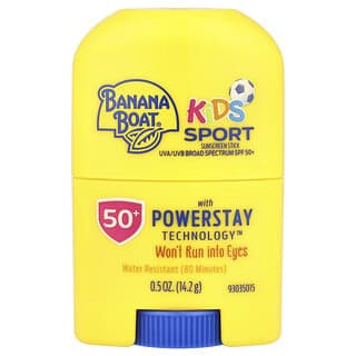 Banana Boat, 兒童運動，抗曬棒，SPF 50+，0.5 盎司（14.2 克）
