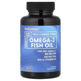 BioEmblem, Omega-3 魚油，120 粒軟膠囊