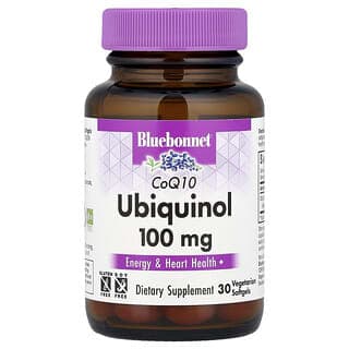 Bluebonnet Nutrition, 輔酶 Q10 泛醇，100 毫克，30 粒素食軟膠囊