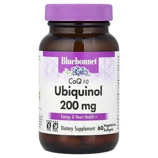 Bluebonnet Nutrition, 輔酶 Q10 泛醇，200 毫克，60 粒素食軟膠囊