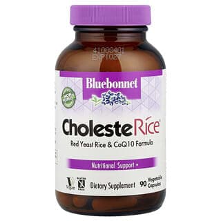 Bluebonnet Nutrition, CholesteRice 膳食補充劑維持膽固醇，90 粒素食膠囊
