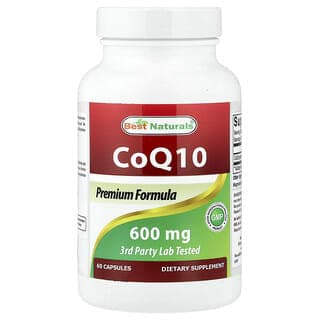 Best Naturals, 輔酶 Q10，600 毫克，60 粒膠囊