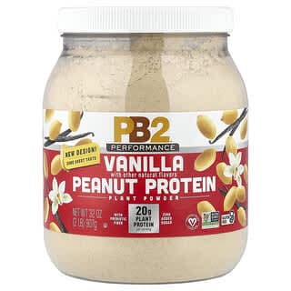 PB2 Foods, 表現，花生蛋白質，含馬達加斯加香草，2 磅（907 克）