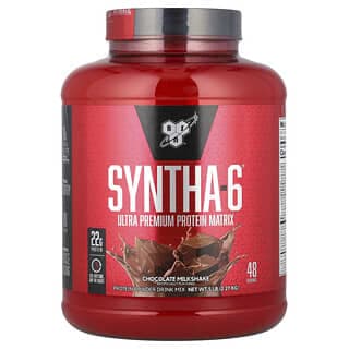 BSN, Syntha-6，超優質蛋白質基質，巧克力奶昔，5 磅（2.27 千克）