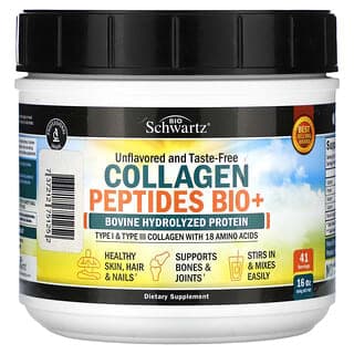 BioSchwartz, 膠原蛋白肽 Bio+，原味，16 盎司（454 克）