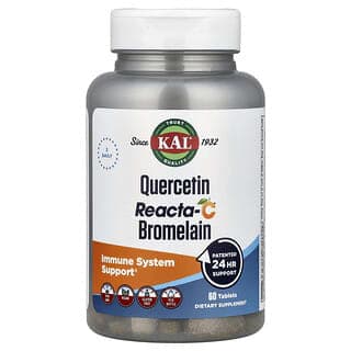KAL, 五羥黃酮 Reacta-C® 菠蘿蛋白酶，60 片