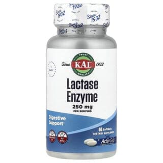 KAL, 乳糖酶，250 毫克，60 粒軟凝膠（每粒軟凝膠 125 毫克）