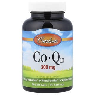 Carlson, 輔酶 Q10，300 毫克，90 粒軟膠囊