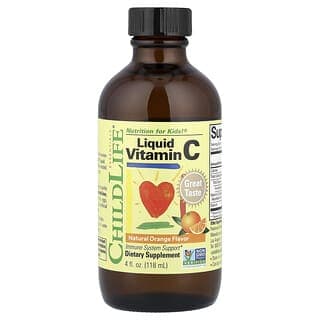 ChildLife Essentials, 液體維生素 C，天然橙味，4 液量盎司（118 毫升）