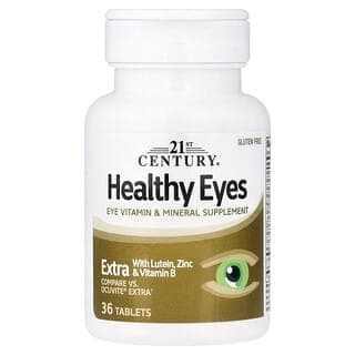21st Century, Healthy Eyes，添加葉黃素、鋅和維生素 B，36 片