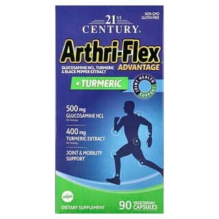 21st Century, Arthri-Flex Advantage+ 薑黃，90 粒素食膠囊