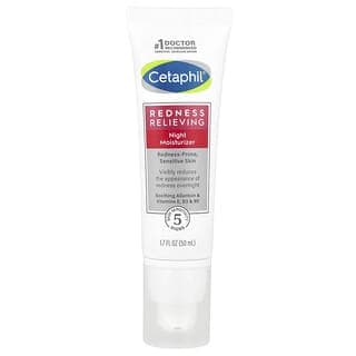 Cetaphil, 泛紅舒緩保濕晚霜，1.7 盎司（50 克）