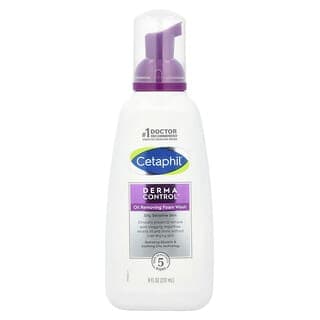 Cetaphil, Derma Control™，去油泡沫洗面奶，8 液量盎司（237 毫升）