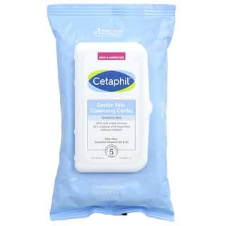 Cetaphil, 溫和卸妝溼巾，無香，25 塊預浸溼巾