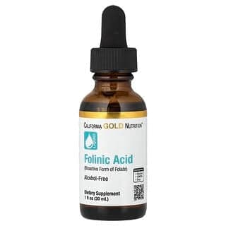 California Gold Nutrition, 葉酸，不含酒精，1 液量盎司（30 毫升）