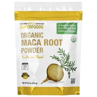 California Gold Nutrition, SuperFood，認可有機祕魯瑪卡根粉，8.5 盎司（240 克）