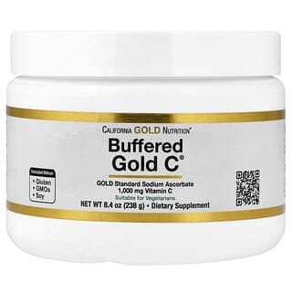 California Gold Nutrition, Buffered Gold C®，非酸性維生素 C 粉，抗壞血酸鈉，8.4 盎司（238 克）