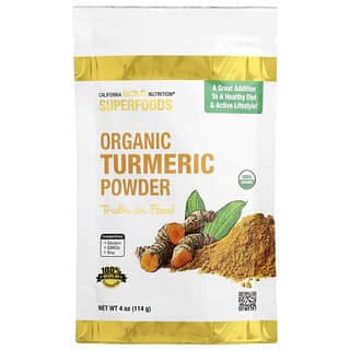 California Gold Nutrition, SuperFood，有機姜黃粉，4 盎司（114 克）