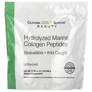 California Gold Nutrition, 水解海洋膠原蛋白多肽，天然原味，17.64 盎司（500 克）