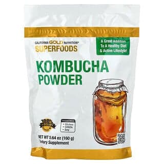 California Gold Nutrition, SUPERFOODS，康普茶粉，原味，5.64 盎司（160 克）