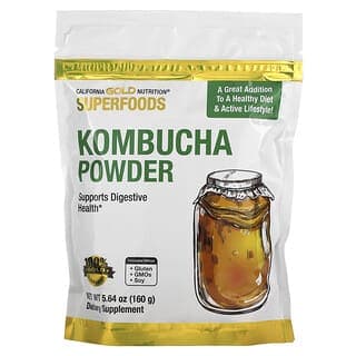 California Gold Nutrition, SUPERFOODS，康普茶粉，原味，5.64 盎司（160 克）