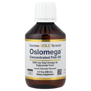 California Gold Nutrition, 挪威特強型 Omega-3 魚油，天然檸檬味，6.7 液量盎司（200 毫升）