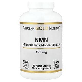 California Gold Nutrition, NMN，175 毫克，180 粒素食膠囊