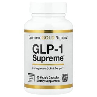 California Gold Nutrition, GLP-1 Supreme™，含阿克曼菌、小檗鹼、五羥黃酮及姜黃素，60 粒素食膠囊