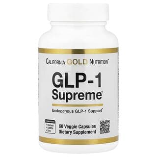 California Gold Nutrition, GLP-1 Supreme™，含阿克曼菌、小檗鹼、五羥黃酮及姜黃素，60 粒素食膠囊