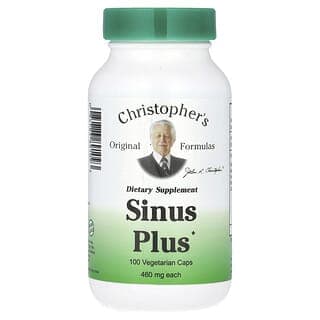 Christopher's Original Formulas, Sinus Plus，100 粒素食膠囊